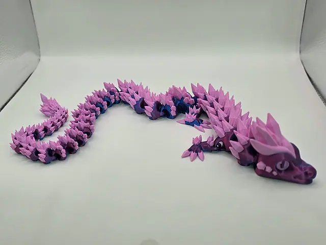 Dragão articulado, peça impressa em 3D