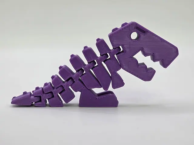 T-Rex articulado, peça impressa em 3D
